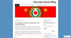 Desktop Screenshot of cherokeerootsblog.com